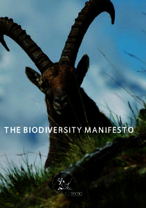 THE BIODIVERSITY MANIFESTO  1 Fédération des Associations de Chasse et Conservation de la Faune Sauvage de l’UE Federation of Associations for Hunting and Conservation of the EU