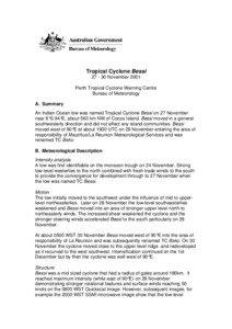 Vortices / 2001–02 Australian region cyclone season / 2001–02 South-West Indian Ocean cyclone season / Meteorology / Atmospheric sciences / Tropical cyclone