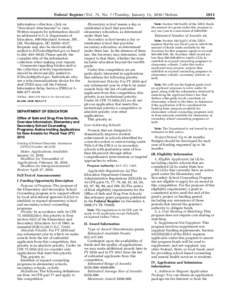 Office of Safe and Drug-Free Schools; Overview Information; Elementary and Secondary School Counseling Programs; Notice Inviting Applications for New Awards for Fiscal Year (FY) 2010, CFDA Number 84.215E. [OSDFS] (PDF)