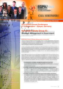 Strategic management / Strategic leadership / Speyer / Business / Politics / Public administration / Management / International Institute of Administrative Sciences