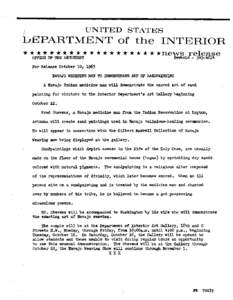 /  UNITED STATES LEPARTMENT of the INTERIOR * *OFFICE