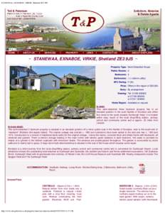 STANEWAA, EXNABOE, VIRKIE, Shetland ZE3 9JS