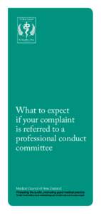 What to expect if your complaint is referred to a professional conduct committee