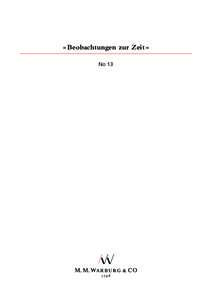 » Beobachtungen zur Zeit « No 13 Respekt von Wolfgang Huber April 2012