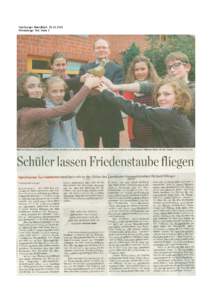 Taube im Hamburger Abendblatt