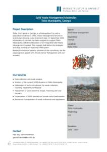 Waste Management /  Inc / Tbilisi / Environment / Pollution / Geography of Europe / Waste management / Municipal solid waste / Waste
