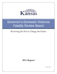 Governor’s Domestic Violence Fatality Review Board