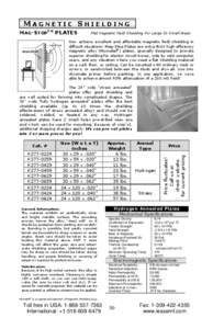 MAGNETIC SHIELDING MAG-STOPTM PLATES CIRCUIT BOX