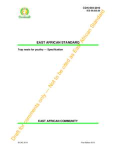 Microsoft Word - CD-K[removed], Trap nests for poultry — Specification