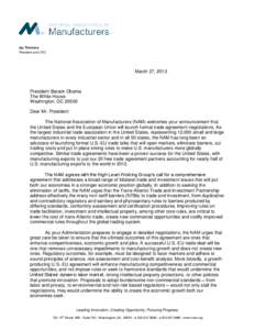 National Association of Manufacturers / International relations / Non-tariff barriers to trade / Competitiveness / Globalization / Nicholas Everett Hollis / International trade / Business / International economics