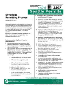 1  Seattle Department of Transportation  Skybridge