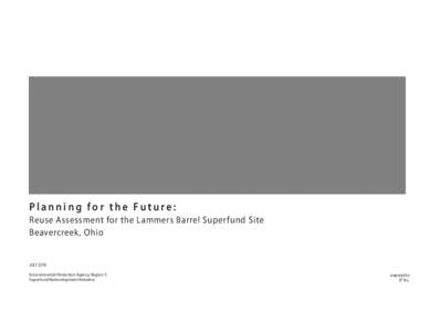 Planning for the Future: Reuse Assessment for the Lammers Barrel Superfund Site Beavercreek, Ohio JULY 2010 Environmental Protection Agency Region 5 Superfund Redevelopment Initiative