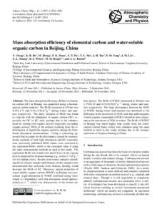 Atmos. Chem. Phys., 11, 11497–11510, 2011 www.atmos-chem-phys.netdoi:acp © Author(sCC Attribution 3.0 License.  Atmospheric