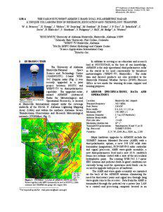 32nd Conference on Radar Meteorology, American Meteorological Society, October 24-29, 2005, Albuquerque, New Mexico