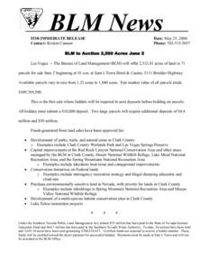 Microsoft Word - june_2_sale_release_05_25_04.doc