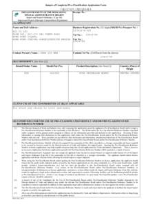 IMPORT LICENCE Form 3	ORIGINAL