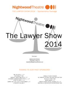   	
   	
   THE LAWYER SHOW 2014 – Sponsorship Package  Contact: