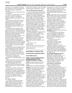 srobinson on DSKHWCL6B1PROD with NOTICES  Federal Register / Vol. 76, No[removed]Friday, March 11, [removed]Notices determined to be ineligible, including their application score and ranking and the score necessary to qualif