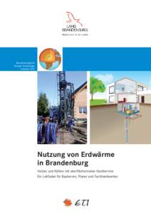 Brandenburgische Energie Technologie Initiative (ETI) Nutzung von Erdwärme in Brandenburg