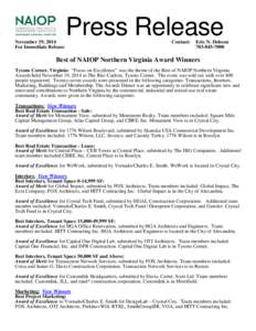 Companies listed on the New York Stock Exchange / Northern Virginia / Fairfax County /  Virginia / Tysons Corner /  Virginia / Geography of the United States / Virginia / Economy of the United States / Baltimore–Washington metropolitan area / Washington metropolitan area / CBRE Group