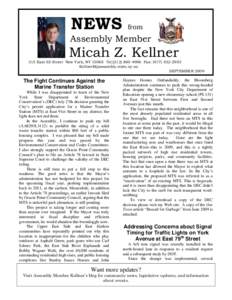 Kellner Introduces Legislation to Protect Second Avenue’s Small Businesses