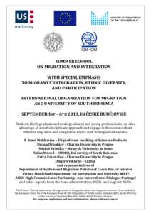 IOM Summer School Invitation2013