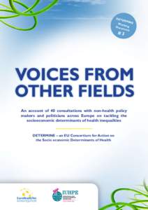 Health promotion / Public health / Social determinants of health / Health equity / Health impact assessment / Health education / Health care / Health system / Michael Marmot / Health / Health economics / Health policy