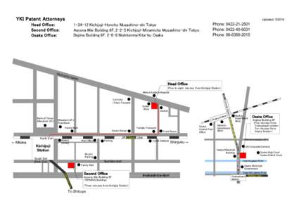 Kansai region / Yodoyabashi Station / Osaka / Keihan Electric Railway / Mitsubishi UFJ Financial Group / The Bank of Tokyo-Mitsubishi UFJ / Kintetsu Department Store / Mitsubishi companies / Osaka Prefecture / Transport in Japan