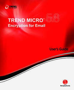 Trend Micro Incorporated reserves the right to make changes to this document and to the products described herein without notice. Before installing and using the software, please review the readme files, release notes, 