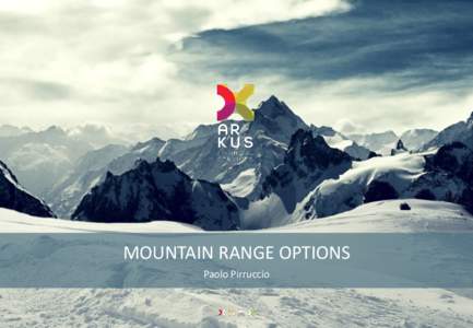 MOUNTAIN RANGE OPTIONS Paolo Pirruccio Copyright © Arkus Financial Services[removed]Mountain Range options