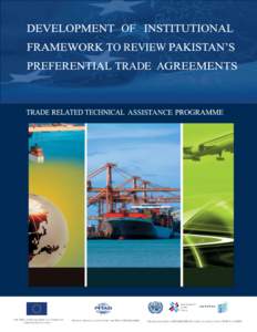 Development of Institutional Framework to Review Pakistan’s Preferential Trade Agreements