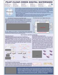 PILOT CLEAR CREEK DIGITAL WATERSHED David Bennett Associate Professor Department of Geography The University of Iowa Phone: ([removed]
