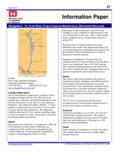 47  March 2014 Information Paper St. Paul District
