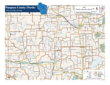 Waupaca County Bicycle map - WisDOT