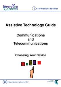 nformation Booklet  Assistive Technology Guide Communications and Telecommunications