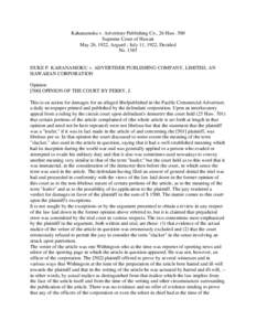 Tort law / Defamation / Damages / Punitive damages / Malice / Tort / Actual malice / Carol Burnett v. National Enquirer /  Inc. / New York Times Co. v. Sullivan / Law / Legal terms / Judicial remedies