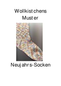 Wollkistchens Muster Neujahrs-Socken  Wollkistchens Muster