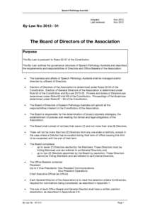 Microsoft Word - By-Law[removed]The Board of Directors of the Association.doc