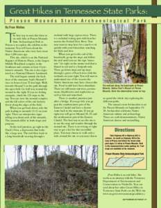 Great Hikes in Tennessee State Parks: Pinson Mounds State Archaeological Park By Fran Wallas T