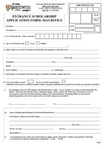 Mauritius Application Form 2016.pub