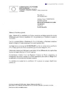 Ref. AresCOMMISSION EUROPEENNE DIRECTION GÉNÉRALE RESSOURCES HUMAINES ET SÉCURITÉ Direction HR.C - Processus RH essentiels 2 : Politique sociale et santé