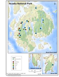 Acadia National Park  Mount Desert Island Legend