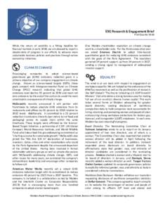 ESG Research & Engagement Brief Q1-2018.pub