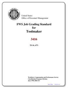 United States Office of Personnel Management FWS Job Grading Standard for