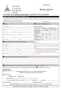 Booth / Floor plan / Trade fair / Fee / Credit card