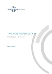 Microsoft Word - RPT - Taxi Fare Review[removed]Overview[removed]