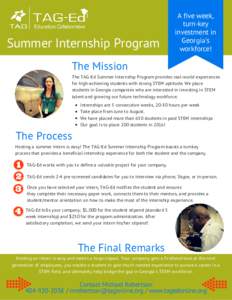 Summer Internship Program2016