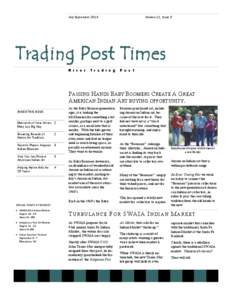 July:September[removed]Volume 11, Issue 3 Trading Post Times R i v e r