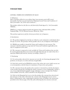 Microsoft Word - Miu Miu Terms and Conditions of Sales JAPAN_English.doc