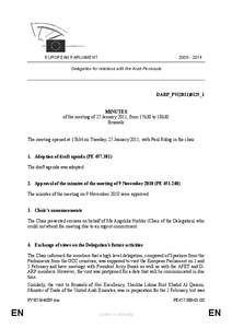 [removed]EUROPEAN PARLIAMENT Delegation for relations with the Arab Peninsula  DARP_PV(2011)0125_1